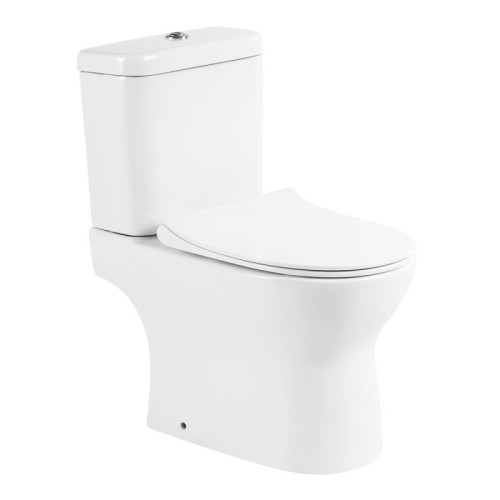 Унитаз-компакт BelBagno Steam BB130CPR безободковый, с сиденьем BB130SC микролифт