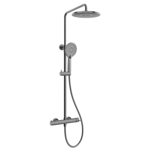 Душевая стойка AVS Pulse оружейная сталь