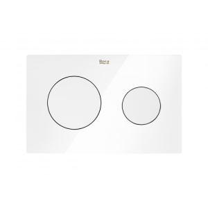 890089000 Клавиша смывная 2 режима PL10 /25х16/ (белый глянц) ROCA