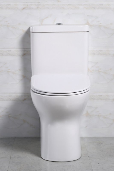 Унитаз-компакт BelBagno Steam BB130CPR безободковый, с сиденьем BB130SC микролифт