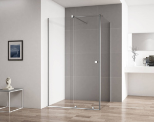 Душевой уголок Cezares Stream STREAM-AH-1-120/100-C-Cr 120х100 профиль хром, прозрачное стекло