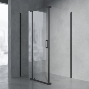 Душевой уголок AVS Фаворит 120x100 профиль черный матовый, стекло прозрачное